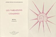 Variations citadines (4 lithographies signées)