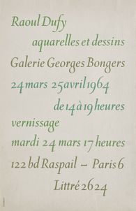 Expo 64 - Galerie Georges Bongers