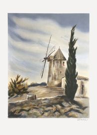 Le moulin de Daudet à Fontvieille