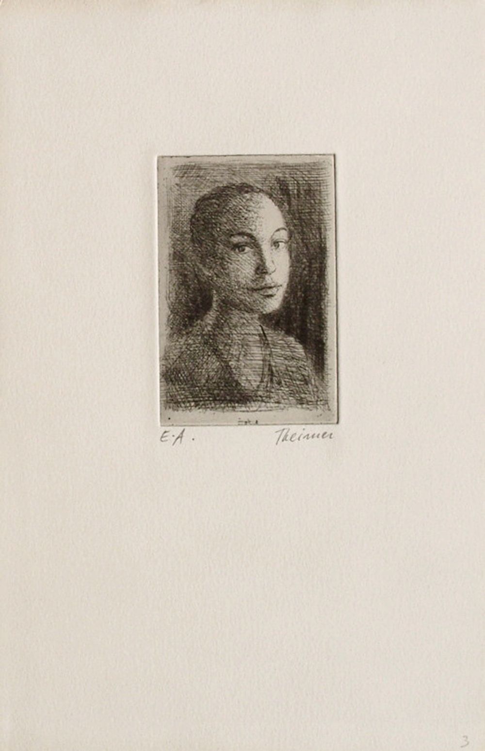 Portrait de femme (2ème état)