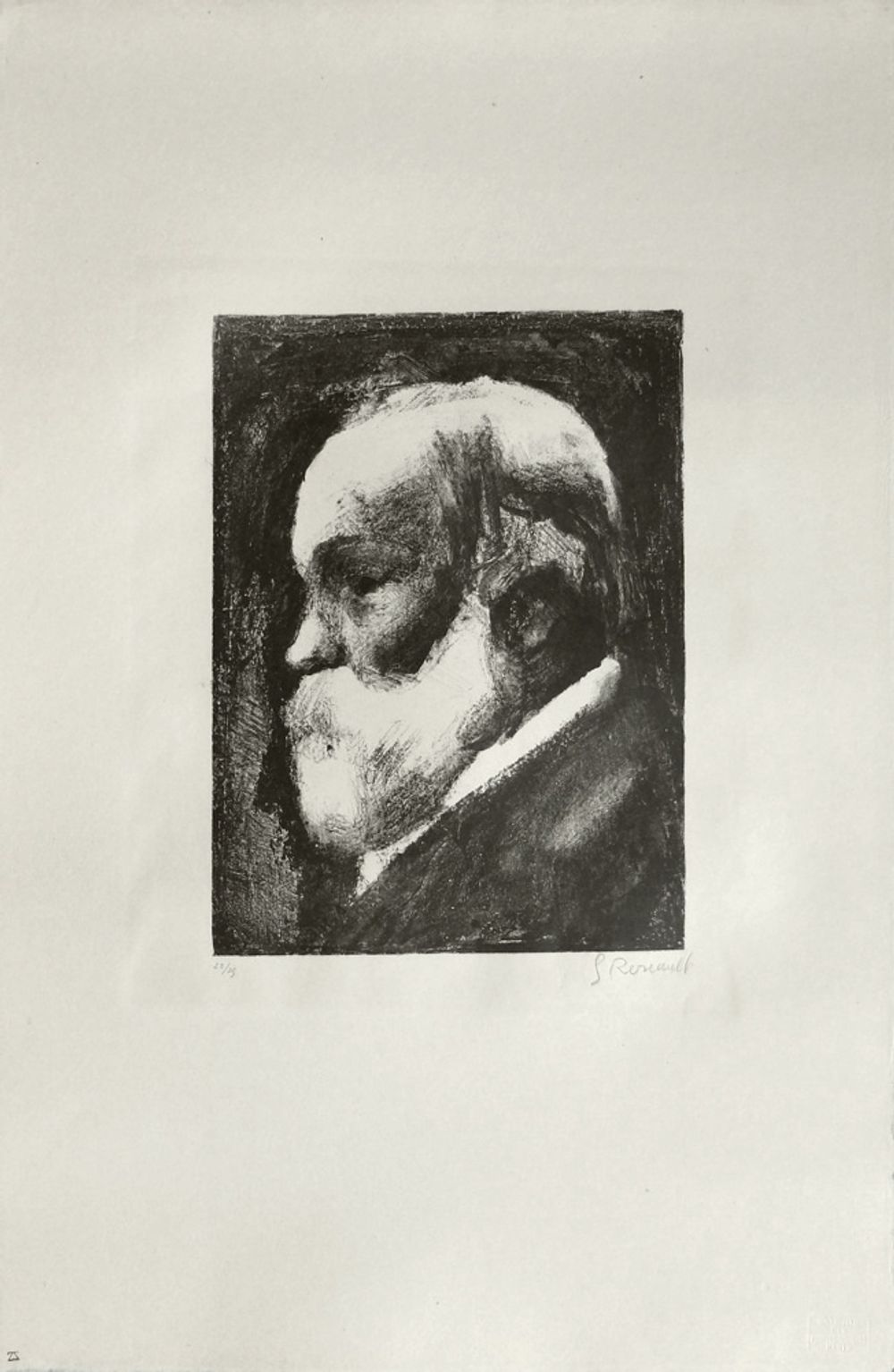 Gustave Moreau barbe blanche (3ème état)
