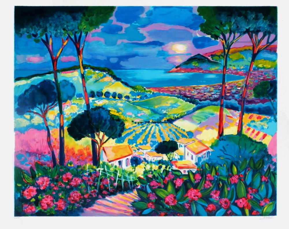 French Riviera - Chemin sous les ombrages