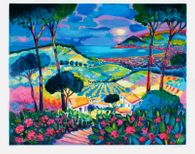 French Riviera - Chemin sous les ombrages