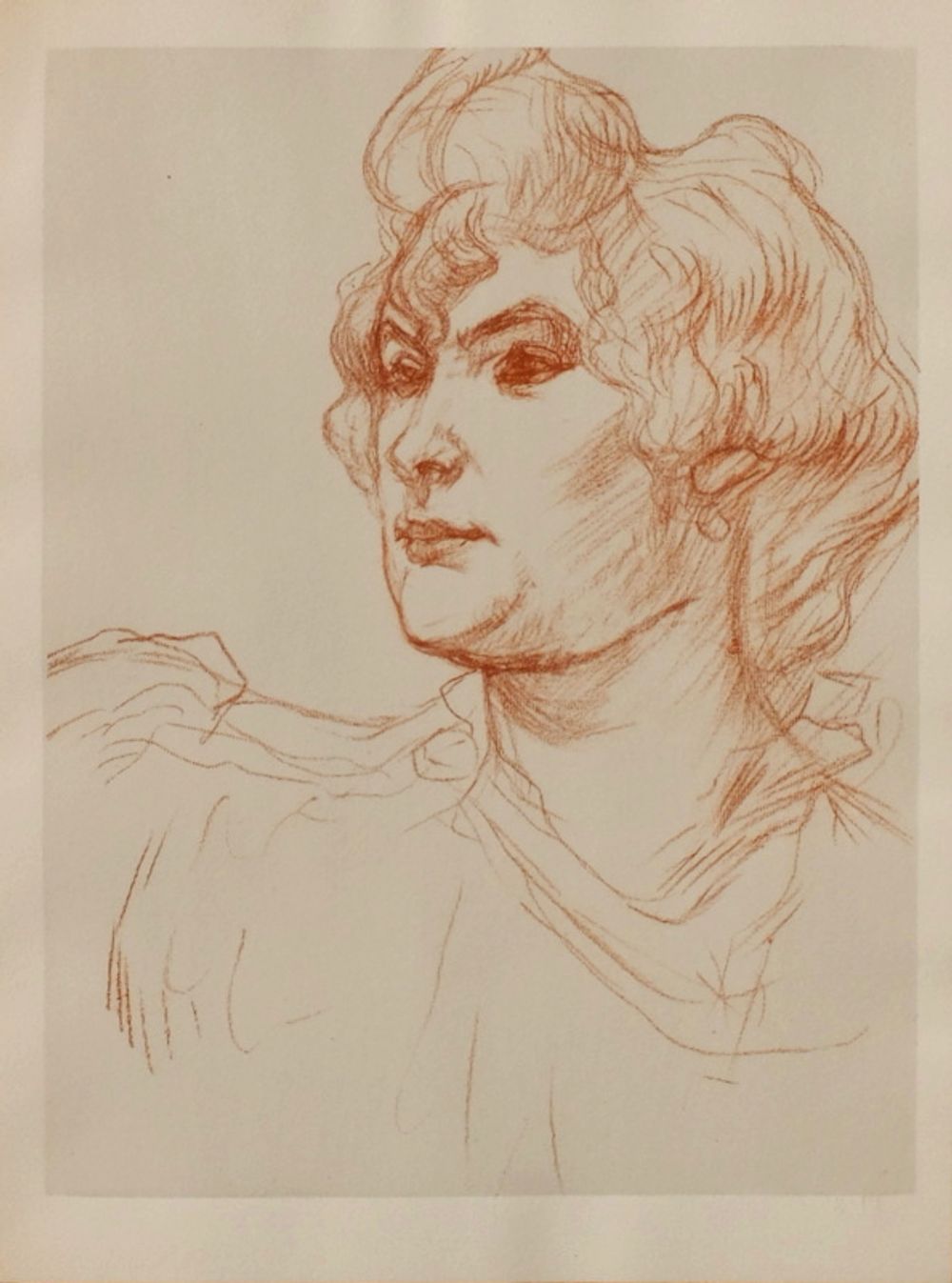 Dessins : Tête de jeune femme