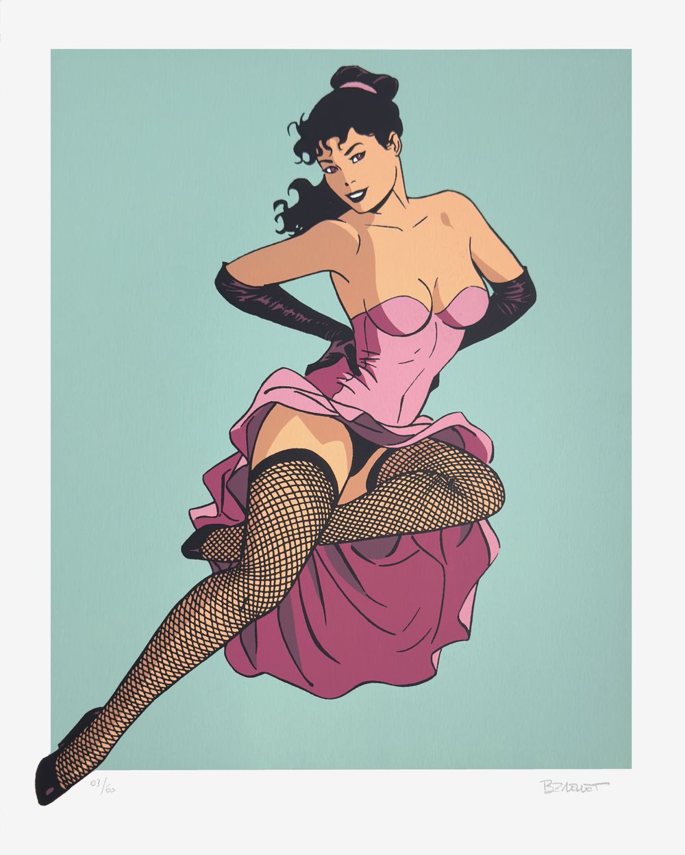 Pin-up frou-frou