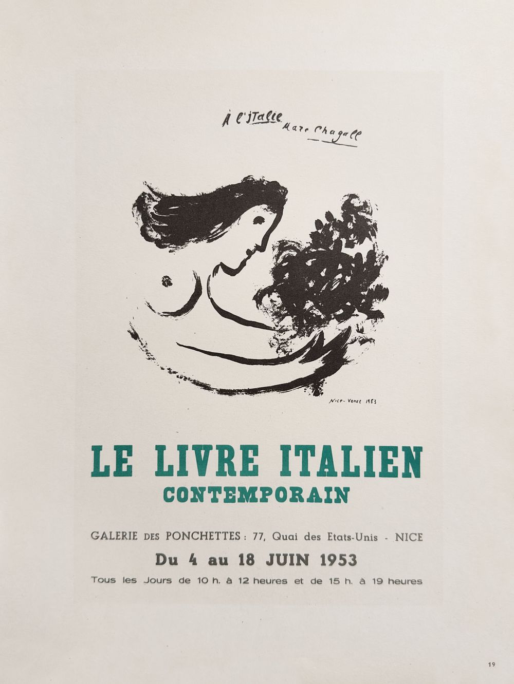 AF 1953 - Le livre italien 