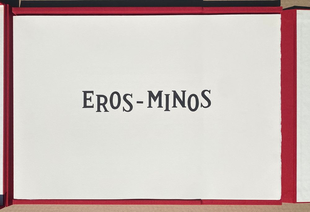 Eros Minos (12 lithographies et 12 poèmes de Sobhi Habchi)