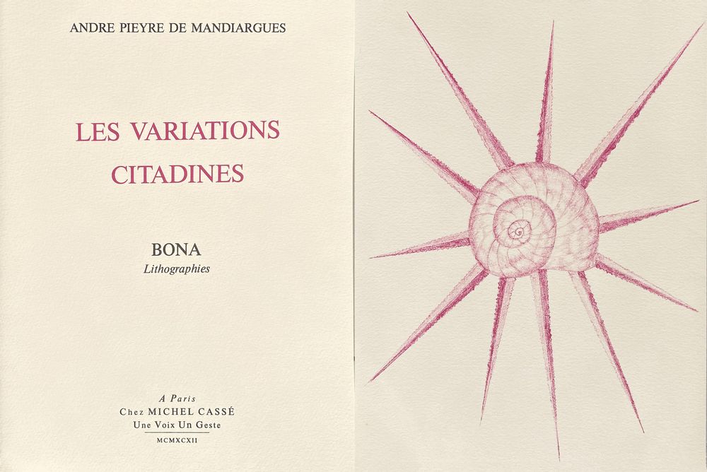 Variations citadines (4 lithographies signées)