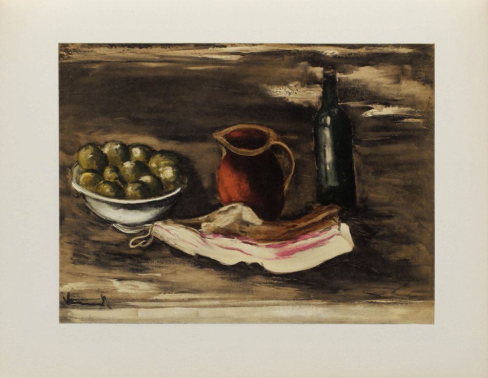 Sauret suite - 1927 - Nature morte au lard