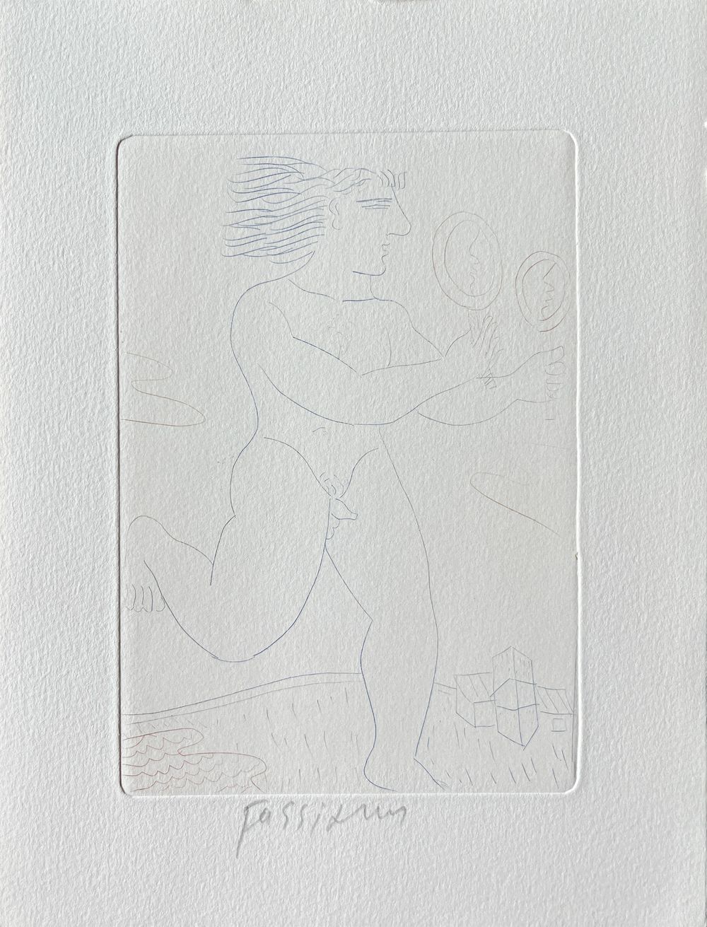 Anges des miroirs - 5 etchings signed