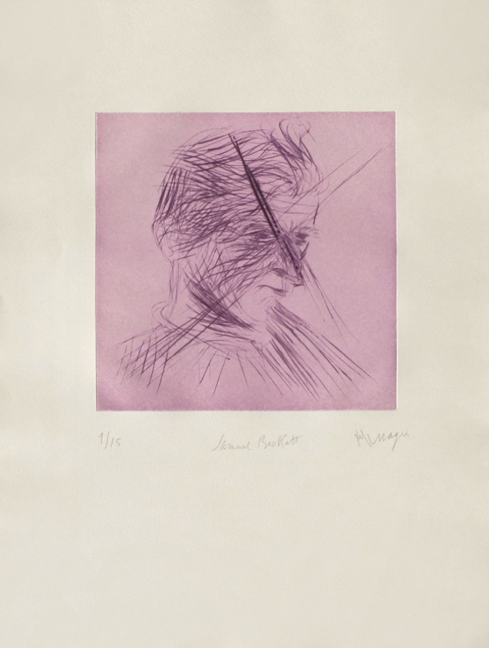 TR9105 - Portrait de Samuel Beckett