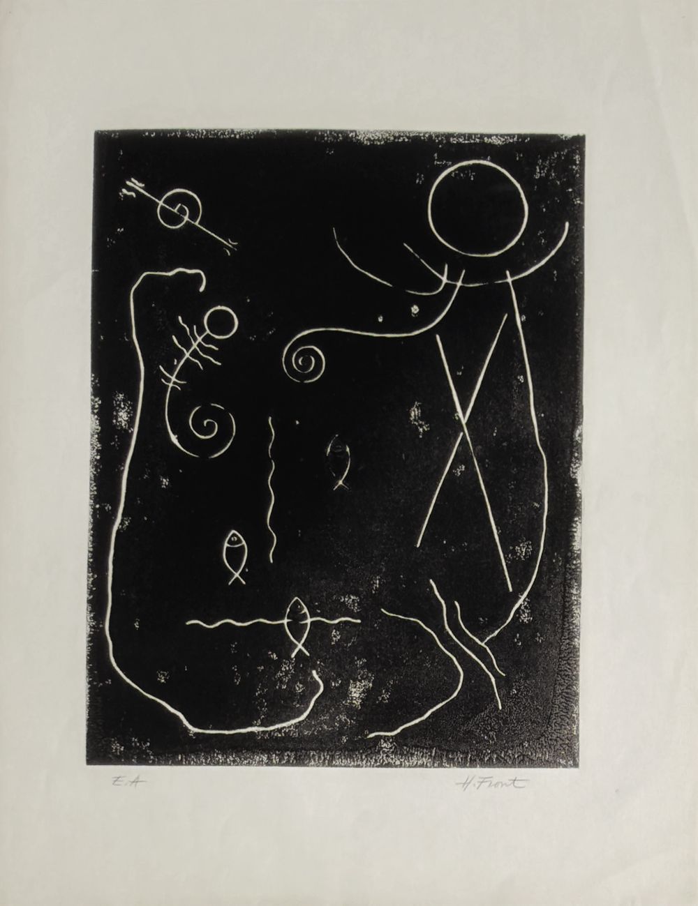 L'oiseau et les poissons III