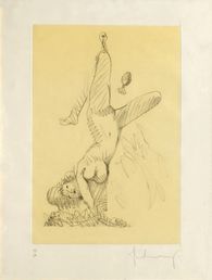 Woman Hanging in Imitation of the Soft Fan (A)