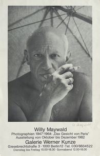 Expo 82 - Galerie Werner Kunze - Portrait of Picasso