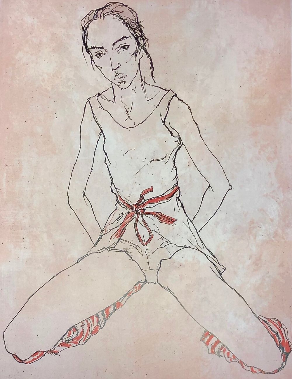 Danseuse agenouillée