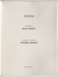 Festin - avec suite de 12 lithographies signées