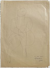 Femme assise