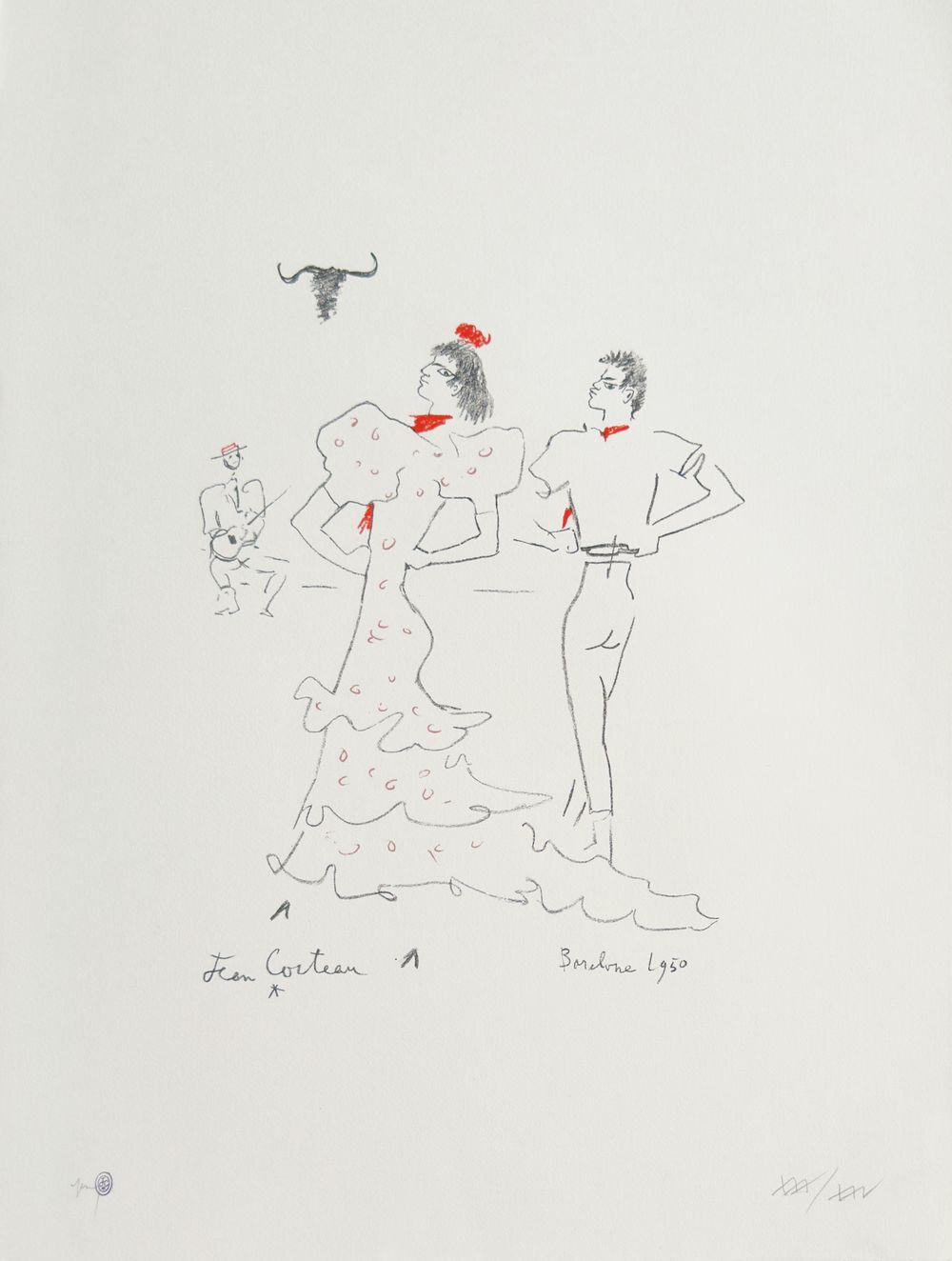 Album Mourlot - Barcelone - Couple de danseurs