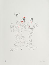 Album Mourlot - Barcelone - Couple de danseurs