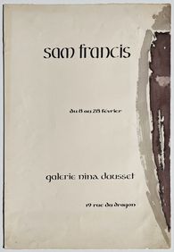 Galerie Nina Dausset - watercolored by hand by S.F.