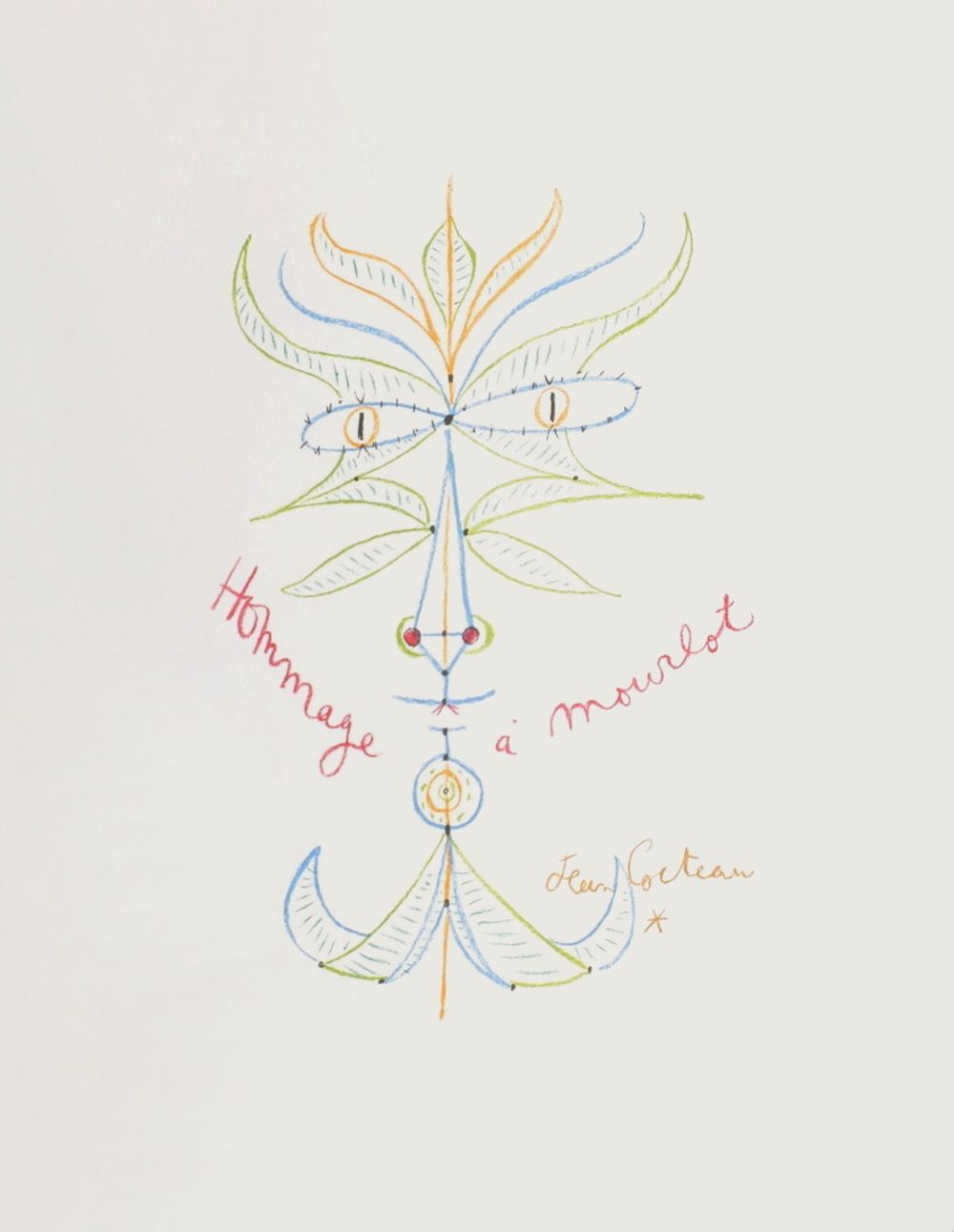 Tête de faune - Hommage à Mourlot