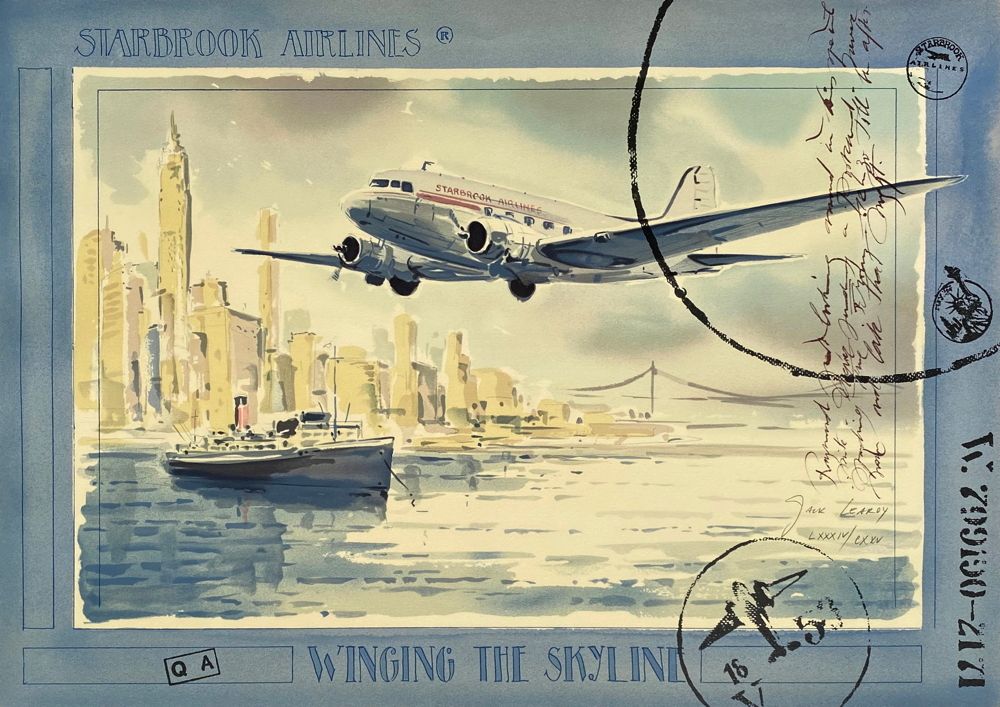 Starbrook Airlines - winging the skyline