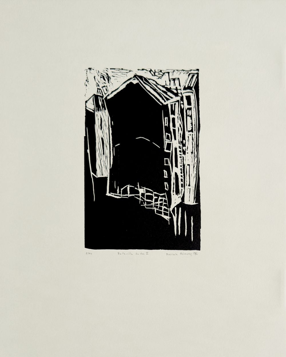 Paris - Belleville de dos II