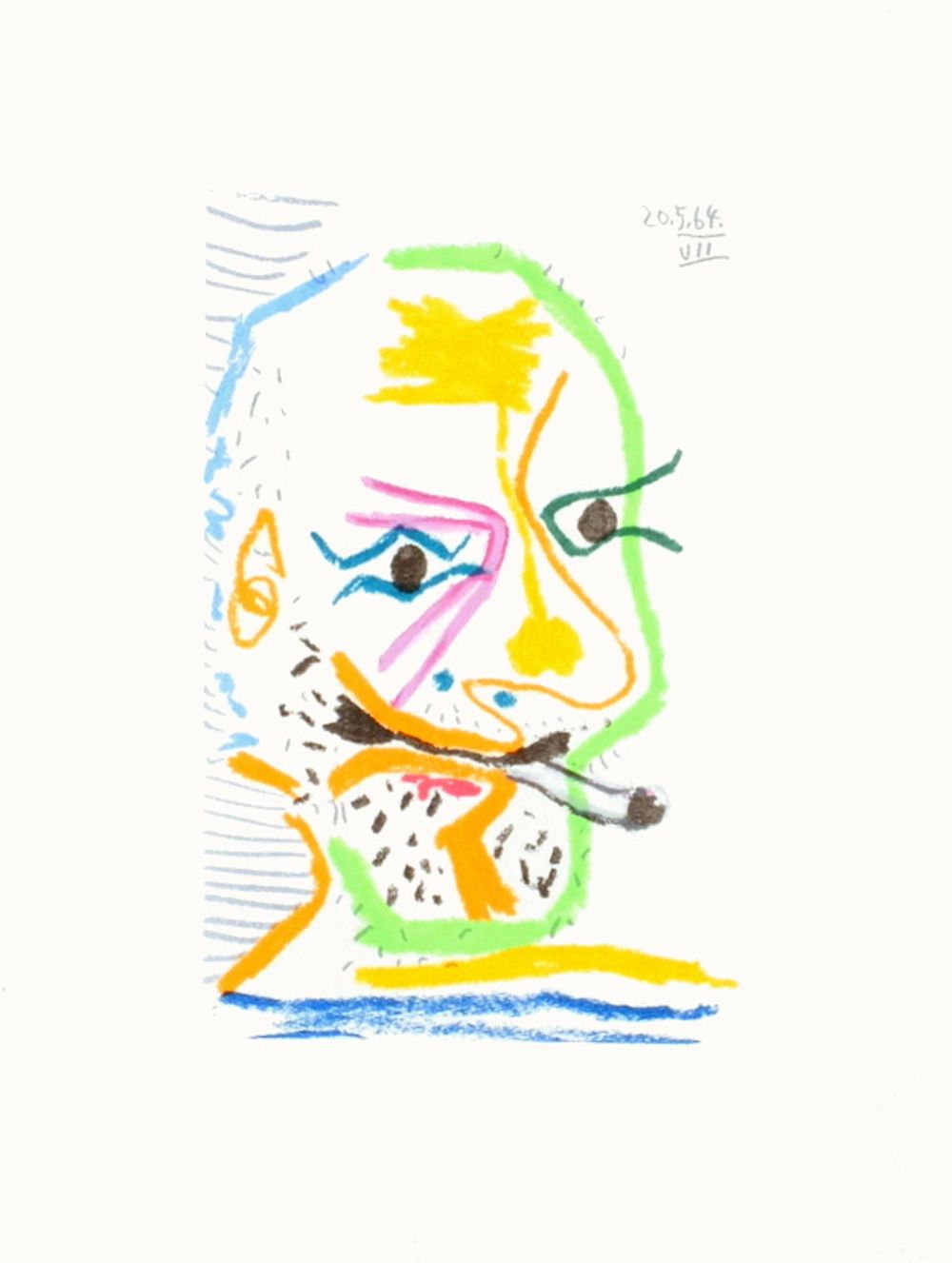 魅力的な価格 Place-des-Arts - Pablo PICASSO : Le Goût du Bonheur 21 版画