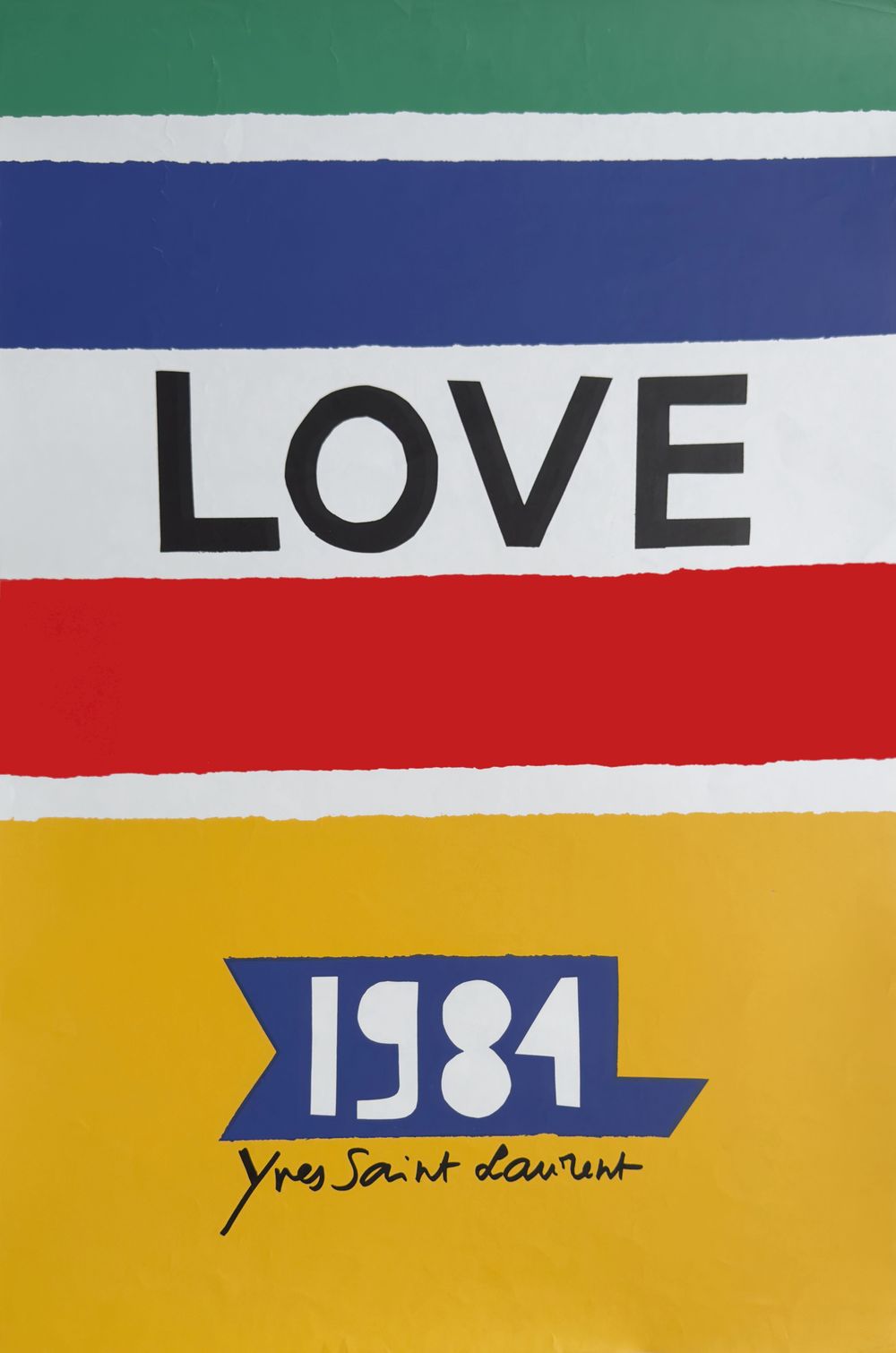 Place-des-Arts - Yves SAINT-LAURENT : Love 1984