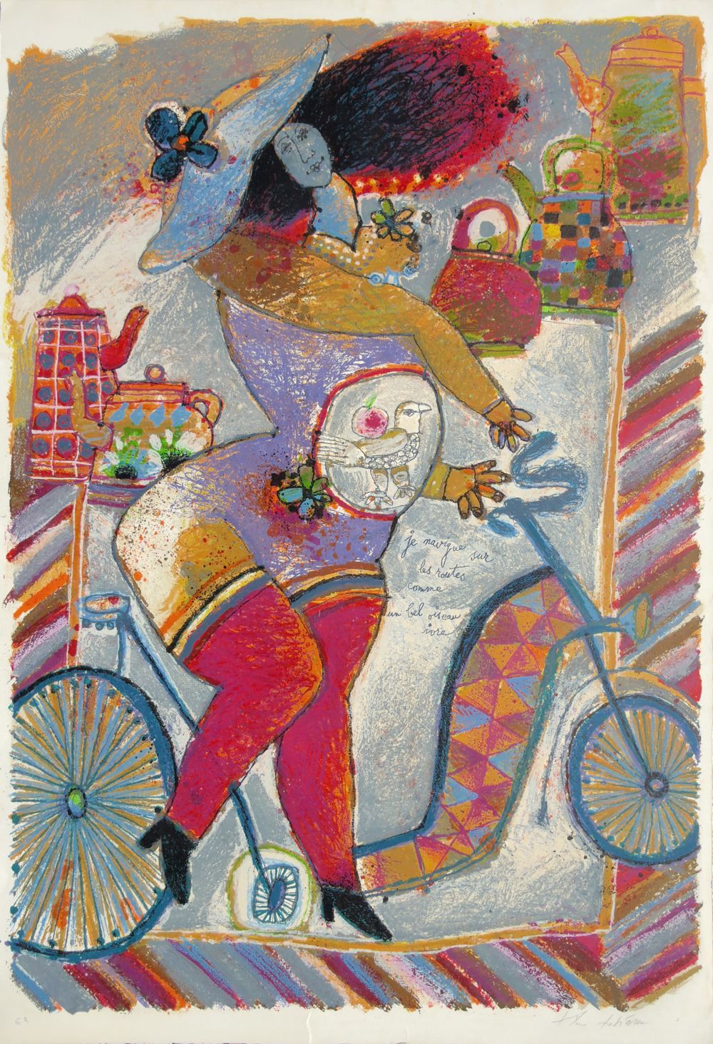 Je navigue sur les routes comme un bel oiseau ivre