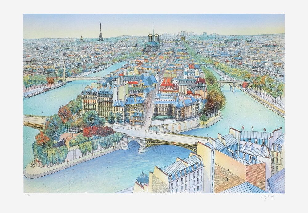 Paris - panorama vers l'Ouest I