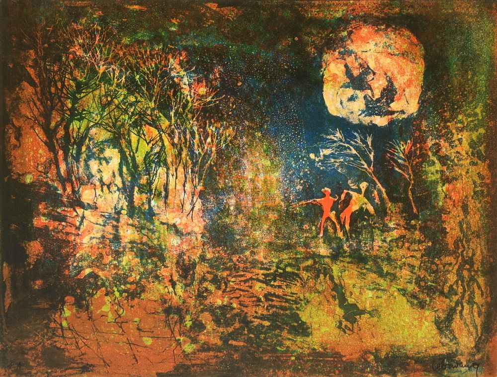 Paysage du Vietnam - clair de lune II