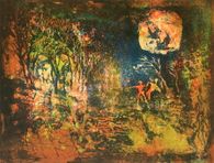 Paysage du Vietnam - clair de lune II