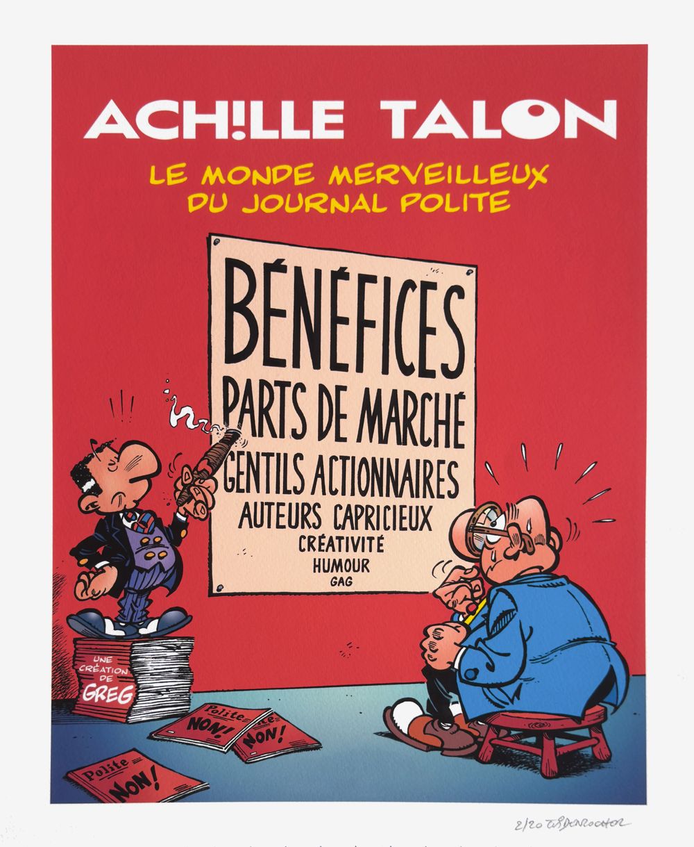 Achille Talon par Roger Widenlocher