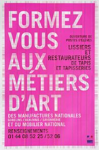 Formez vous aux métiers d'art - Mobilier National