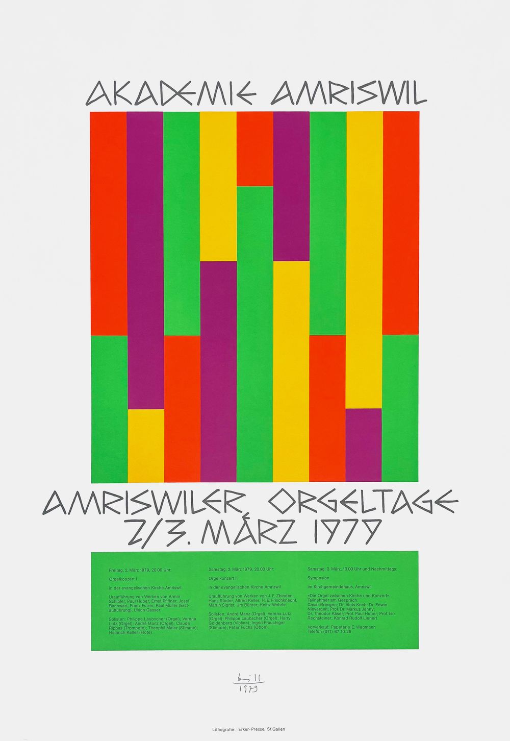 Expo 79 - Amriswiler Orgeltage
