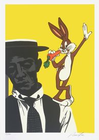 Buster Keaton et le lapin