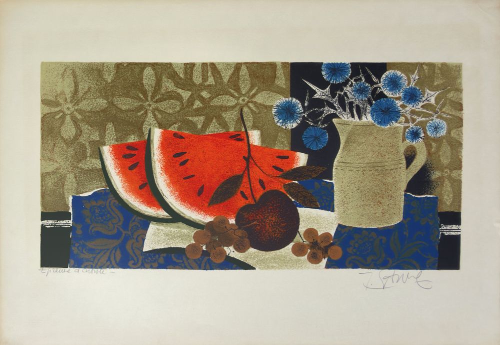 Nature morte à la pastèque