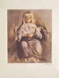 Jeune fille assise