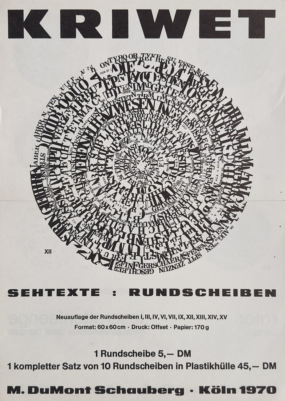 Expo 70 - M. Dumont Schauberg - Köln