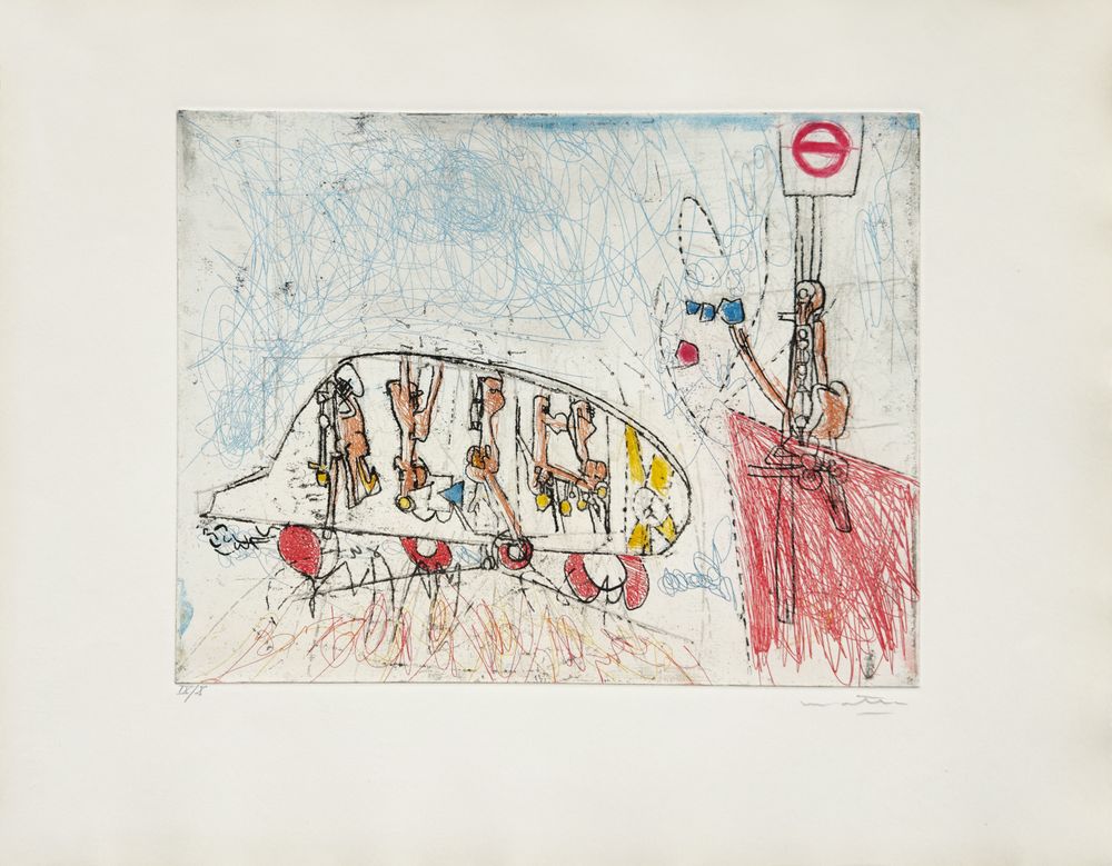 Scènes familières - Complete portfolio of 8 etchings