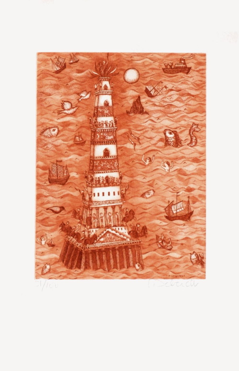 Les 7 Merveilles du Monde - Phare d'Alexandrie