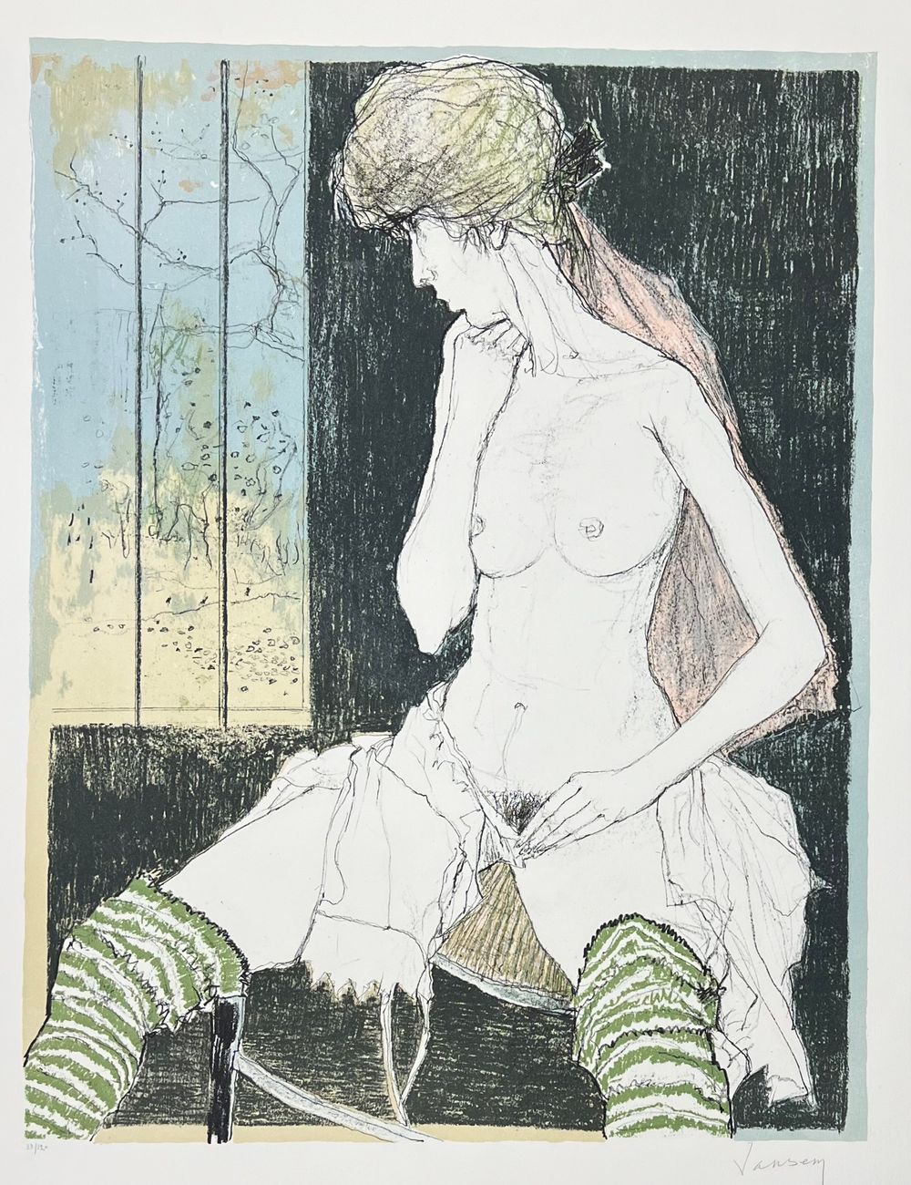 Joëlle aux jambières vertes