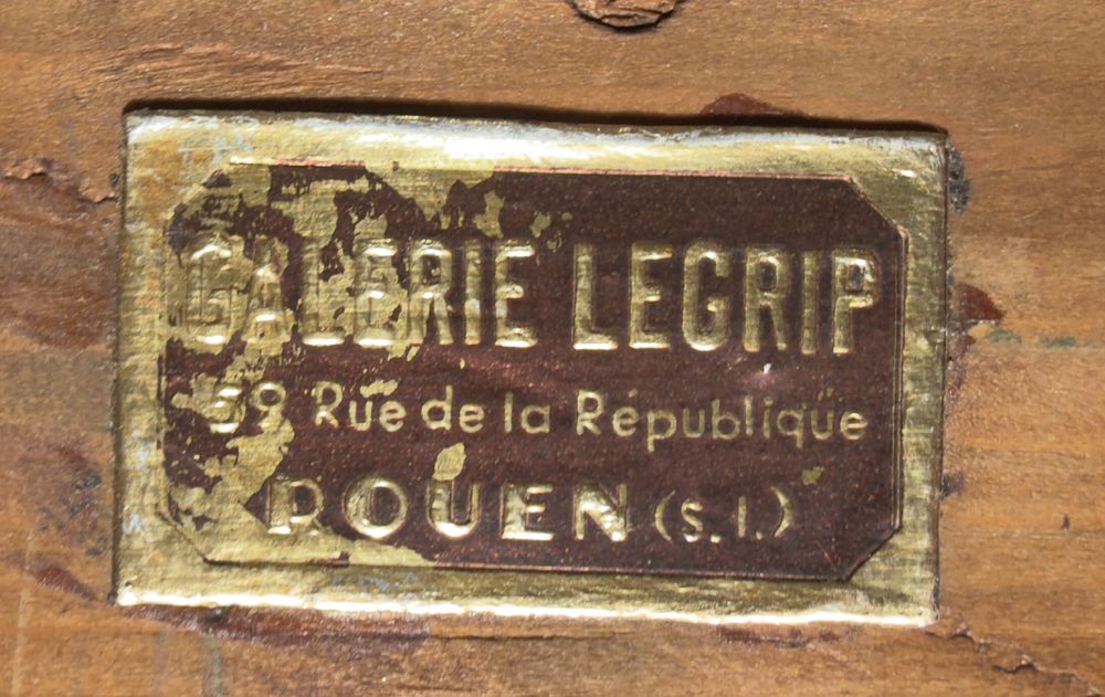 La rue de l'Epicerie, jour de marché à Rouen