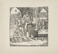 Bonne année 1957 - Nativité
