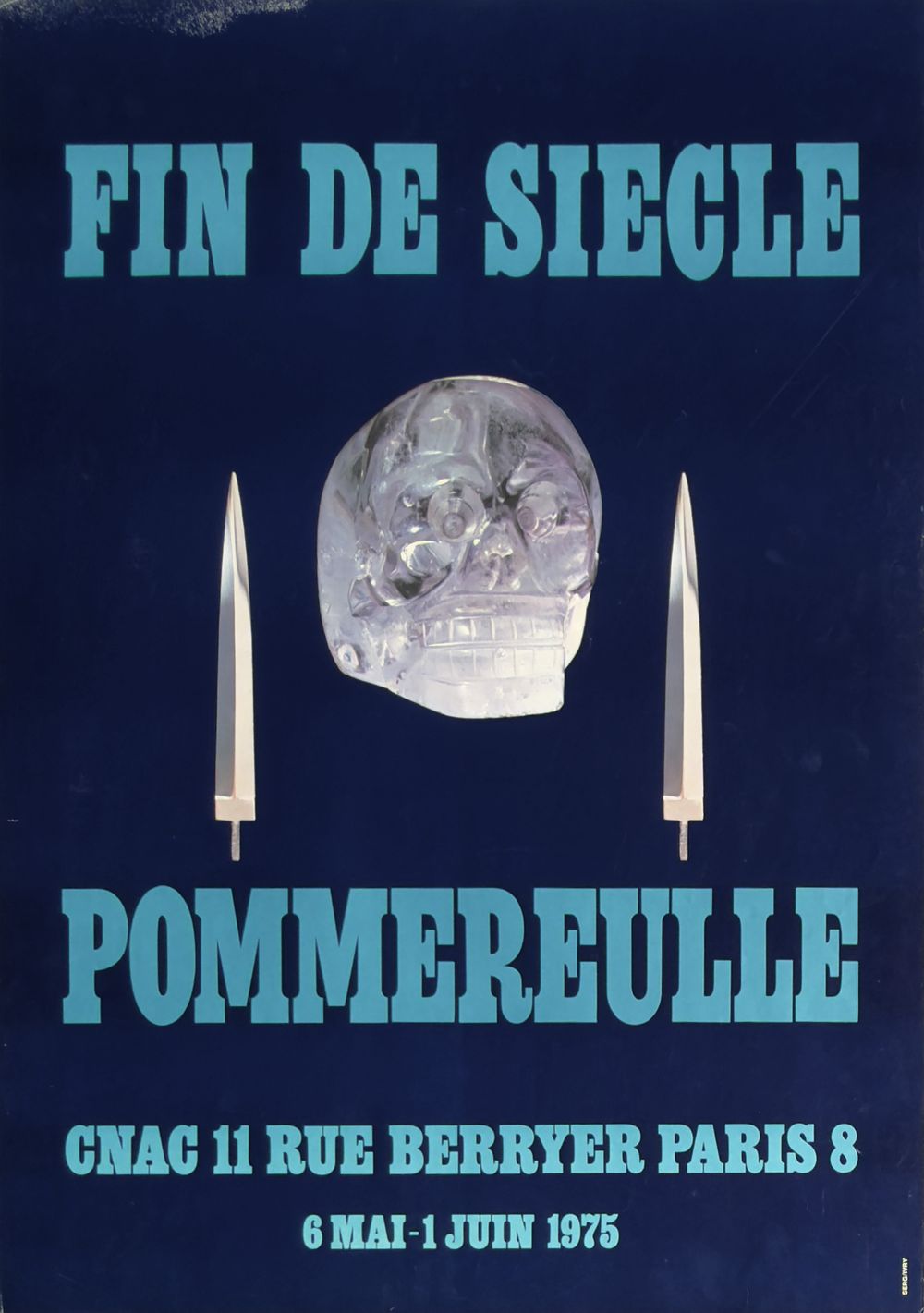 Expo 75 - CNAC (fond bleu) - Fin de siècle