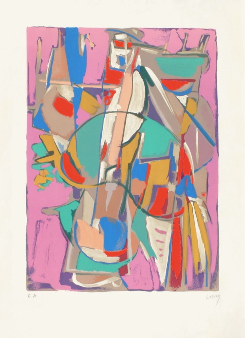 Place-des-Arts - André LANSKOY : Composition abstraite III