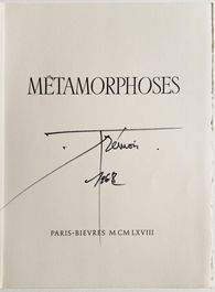 Métamorphoses - 20 gravures in texte + suite