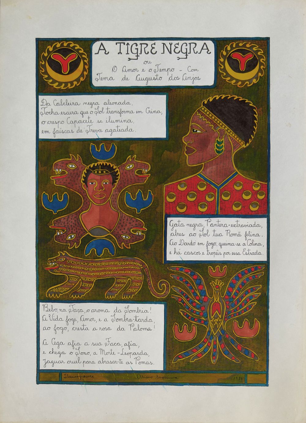 Sonetos de Albano Cervonegro (10 iluminogravura)
