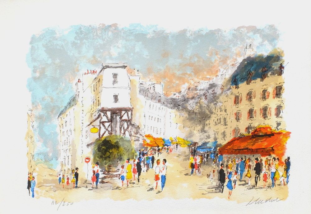 Paris, Montmartre la rue Lepic